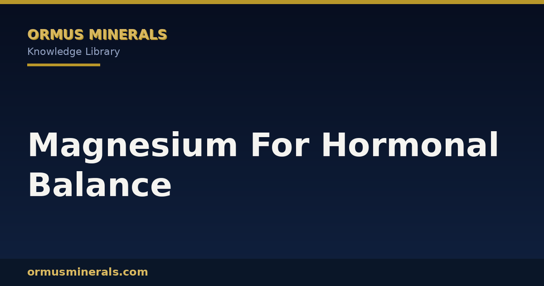 Magnesium For Hormonal Balance header graphic