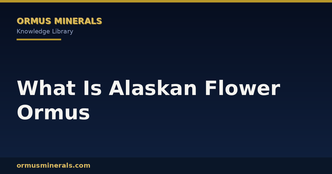 What Is Alaskan Flower Ormus header graphic