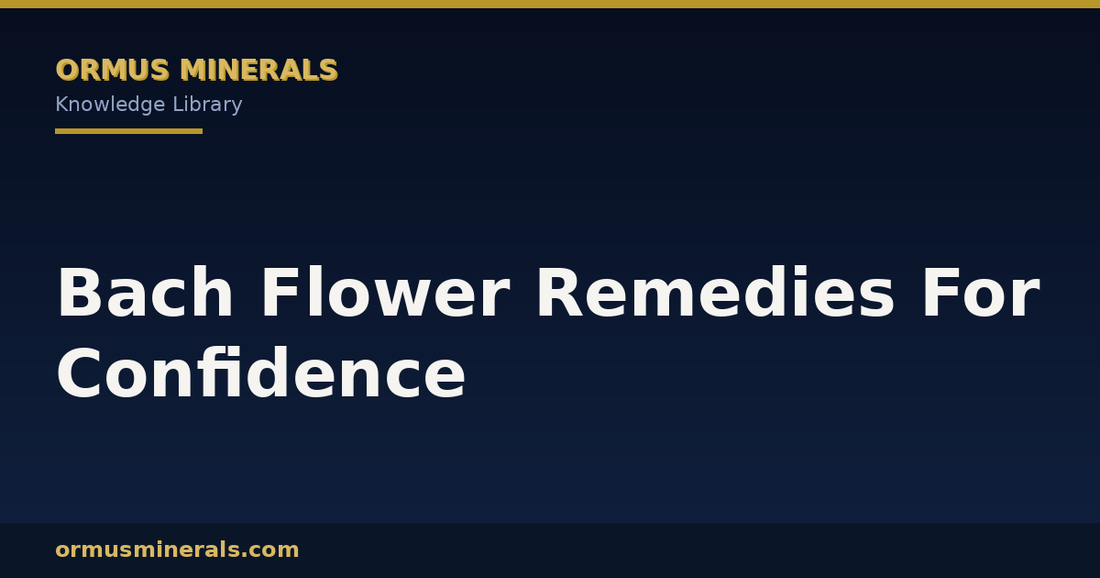 Bach Flower Remedies For Confidence header graphic