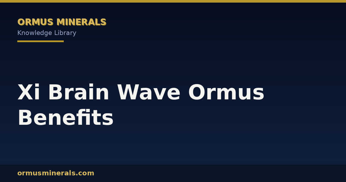 Xi Brain Wave Ormus Benefits header graphic