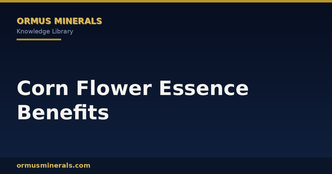 Corn Flower Essence Benefits header graphic