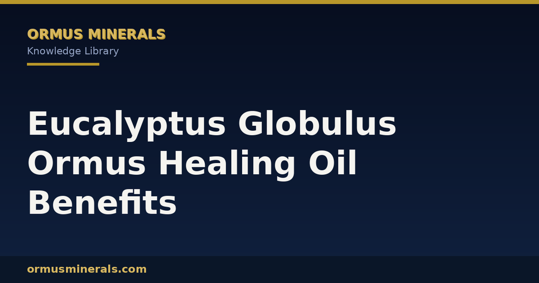 Eucalyptus Globulus Ormus Healing Oil Benefits header graphic