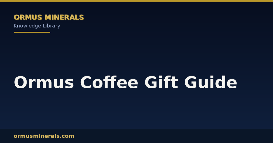 Ormus Coffee Gift Guide header graphic