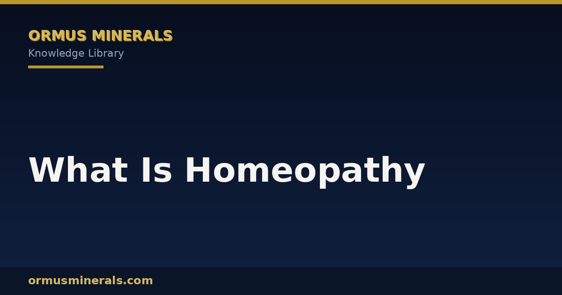 What Is Homeopathy header graphic