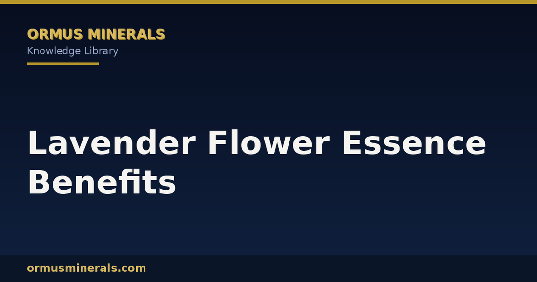 Lavender Flower Essence Benefits header graphic