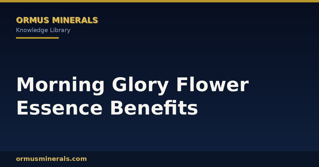 Morning Glory Flower Essence Benefits header graphic