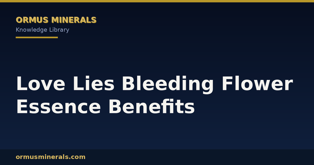 Love Lies Bleeding Flower Essence Benefits header graphic