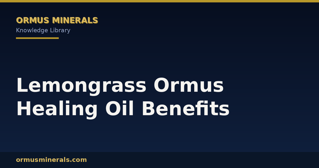 Lemongrass Ormus Healing Oil Benefits header graphic