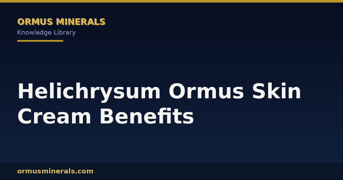 Helichrysum Ormus Skin Cream Benefits header graphic