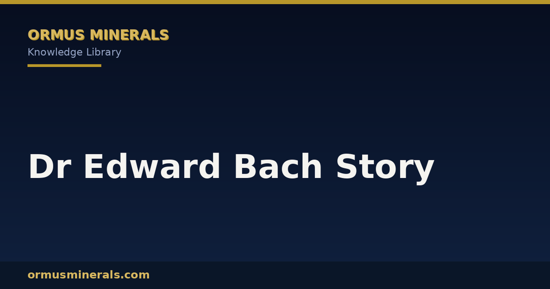 Dr Edward Bach Story header graphic