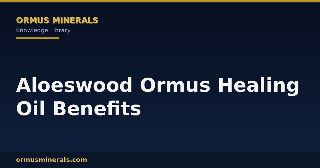 Aloeswood Ormus Healing Oil Benefits header graphic