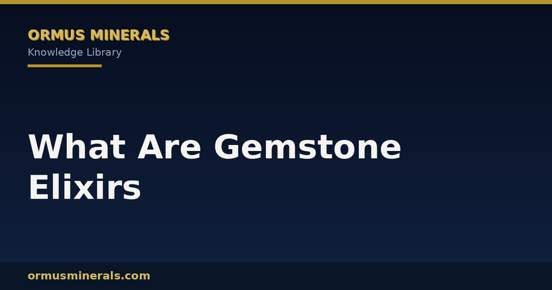 What Are Gemstone Elixirs header graphic