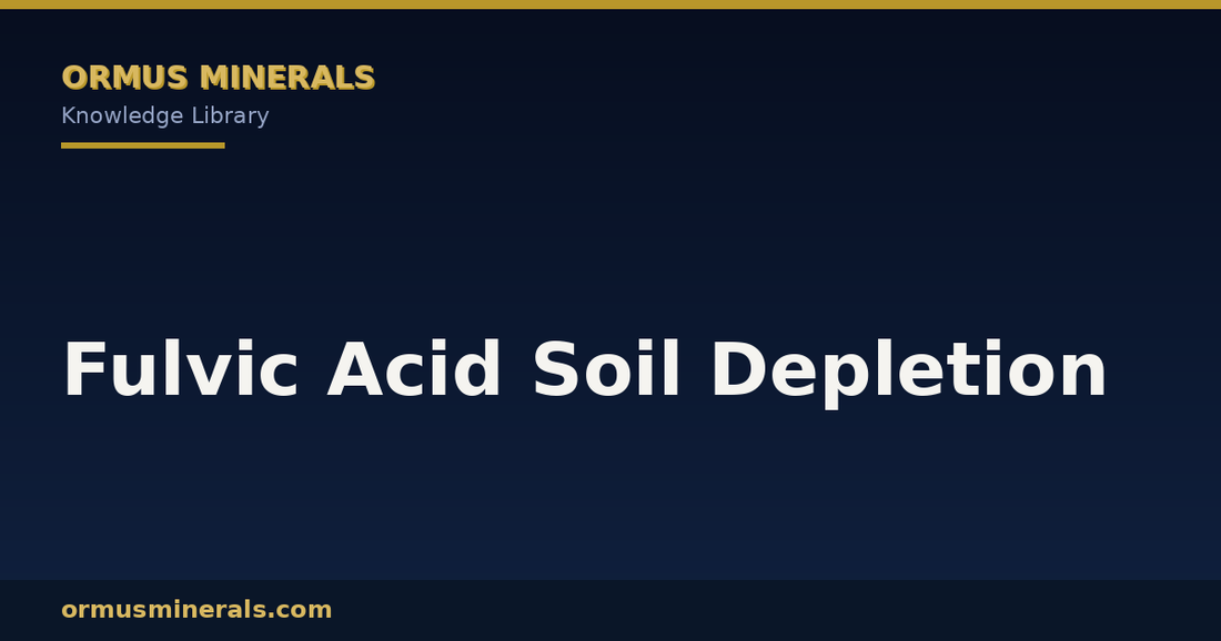 Fulvic Acid Soil Depletion header graphic