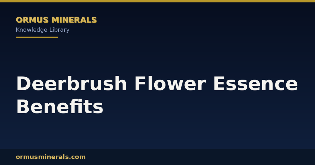 Deerbrush Flower Essence Benefits header graphic