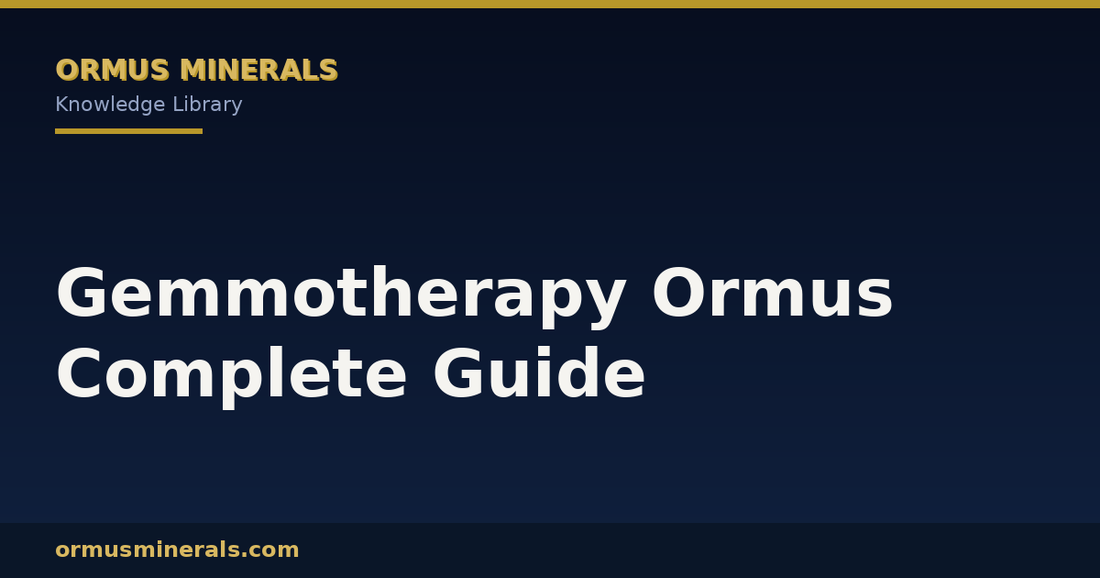Gemmotherapy Ormus Complete Guide header graphic