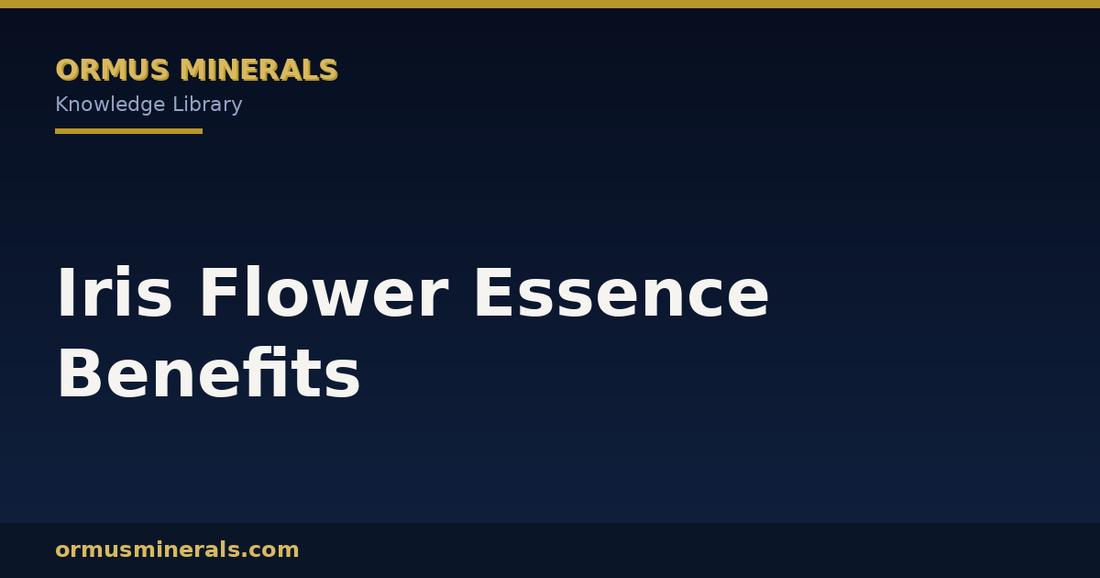 Iris Flower Essence Benefits header graphic