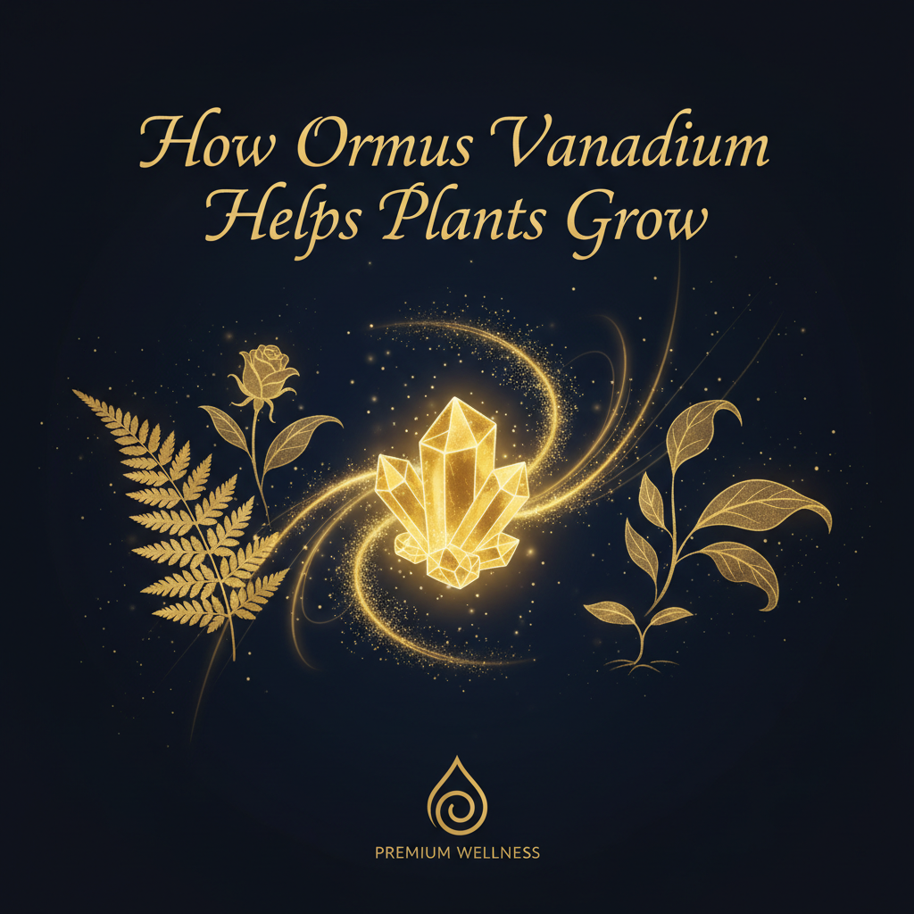 How Ormus Vanadium Helps Plants Grow