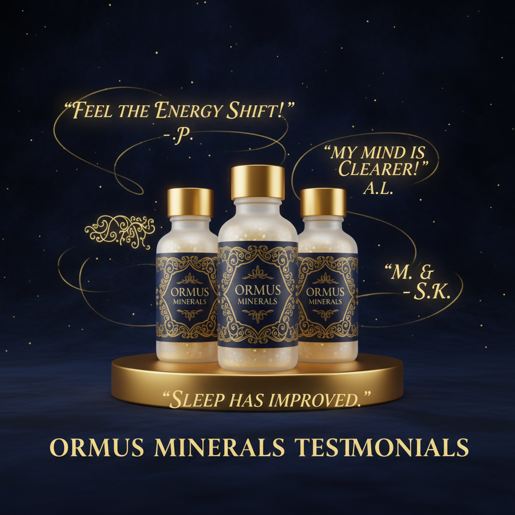 Ormus Minerals Testimonials
