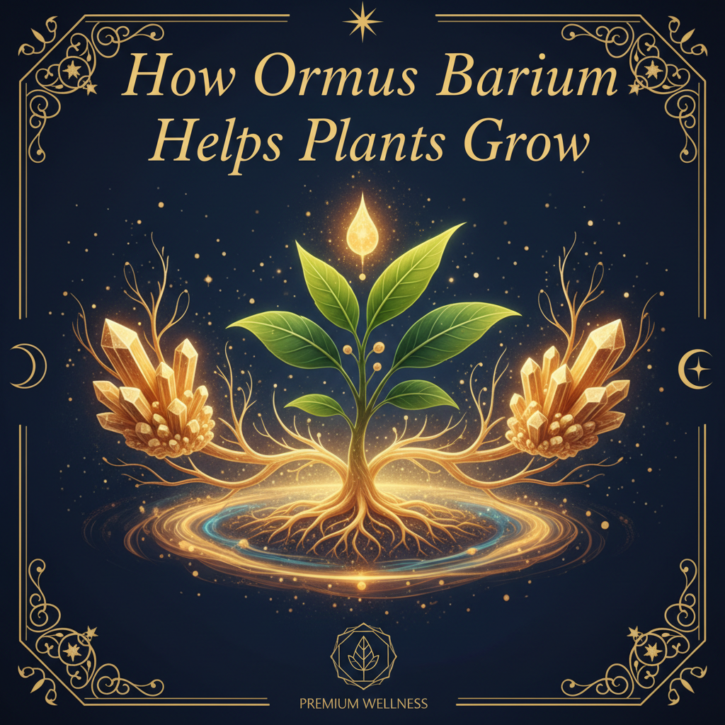 How Ormus Barium Helps Plants Grow