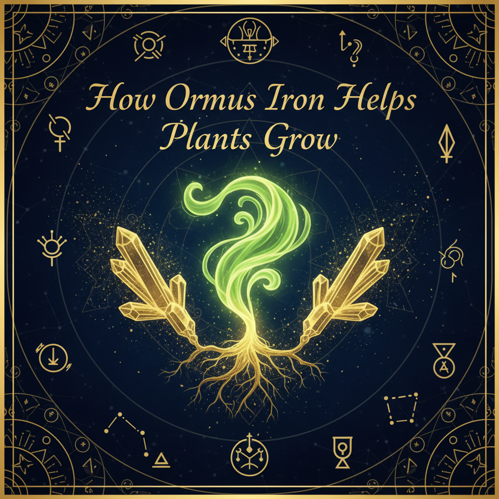 How Ormus Iron Helps Plants Grow