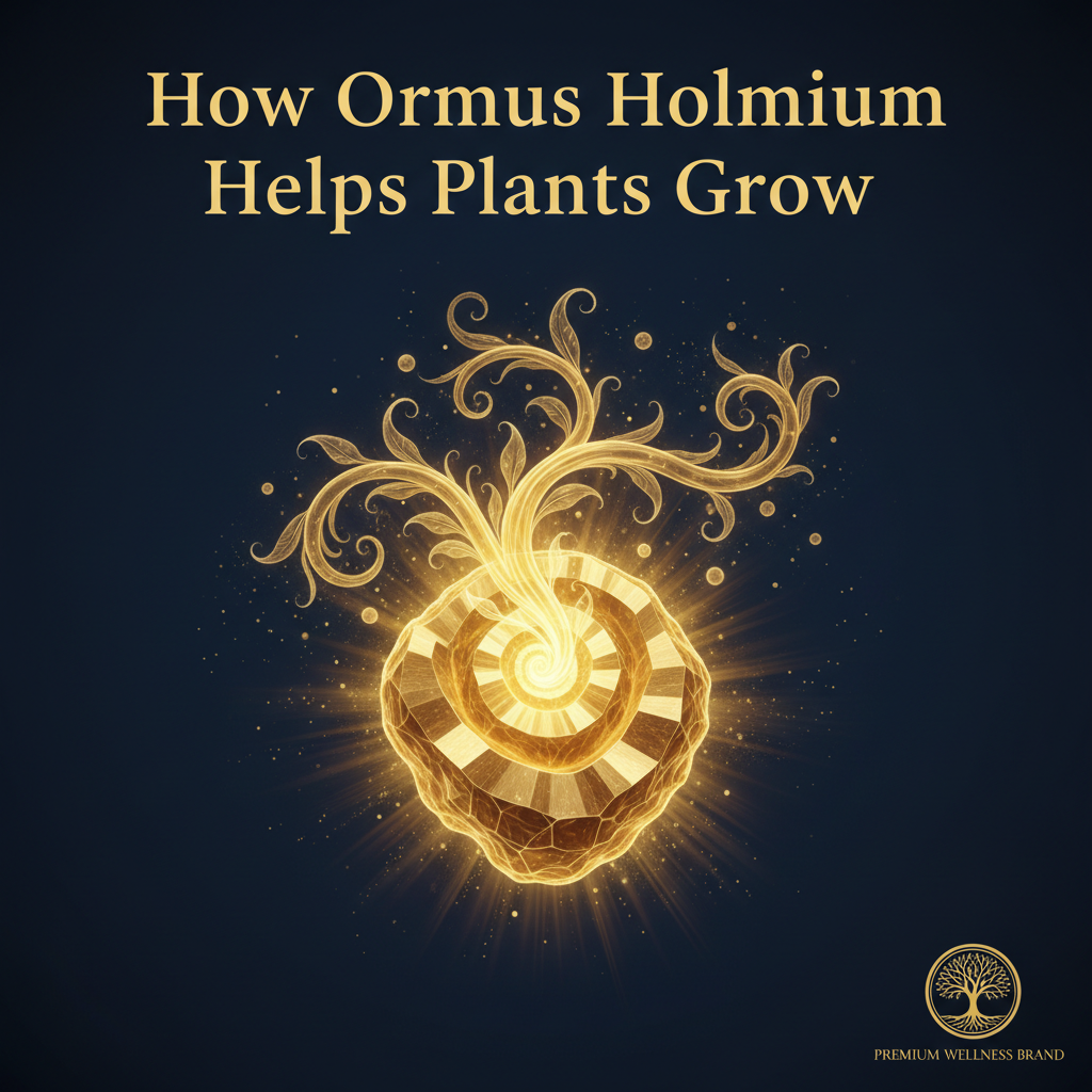 How Ormus Holmium Helps Plants Grow