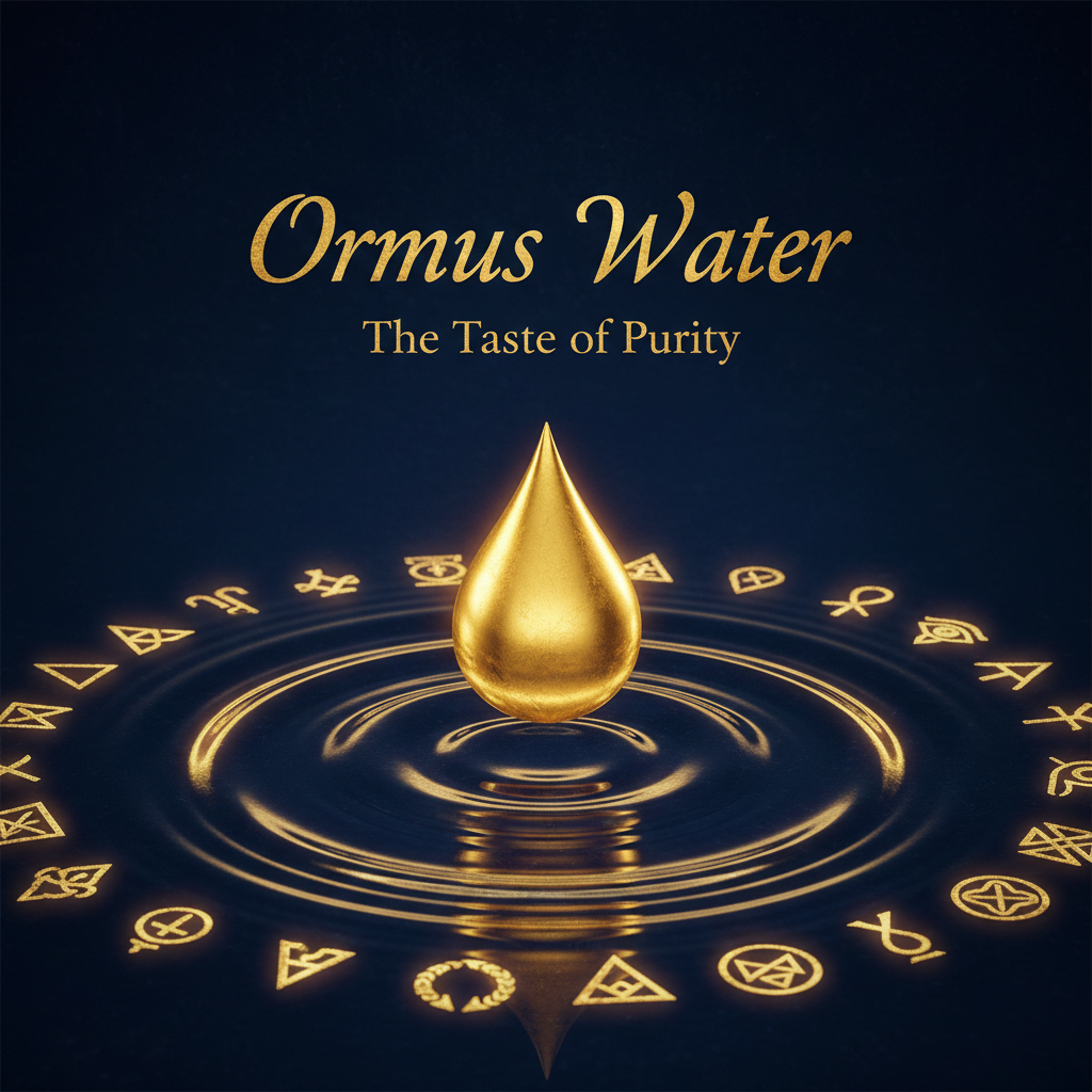 Ormus Water - The Taste of Purity