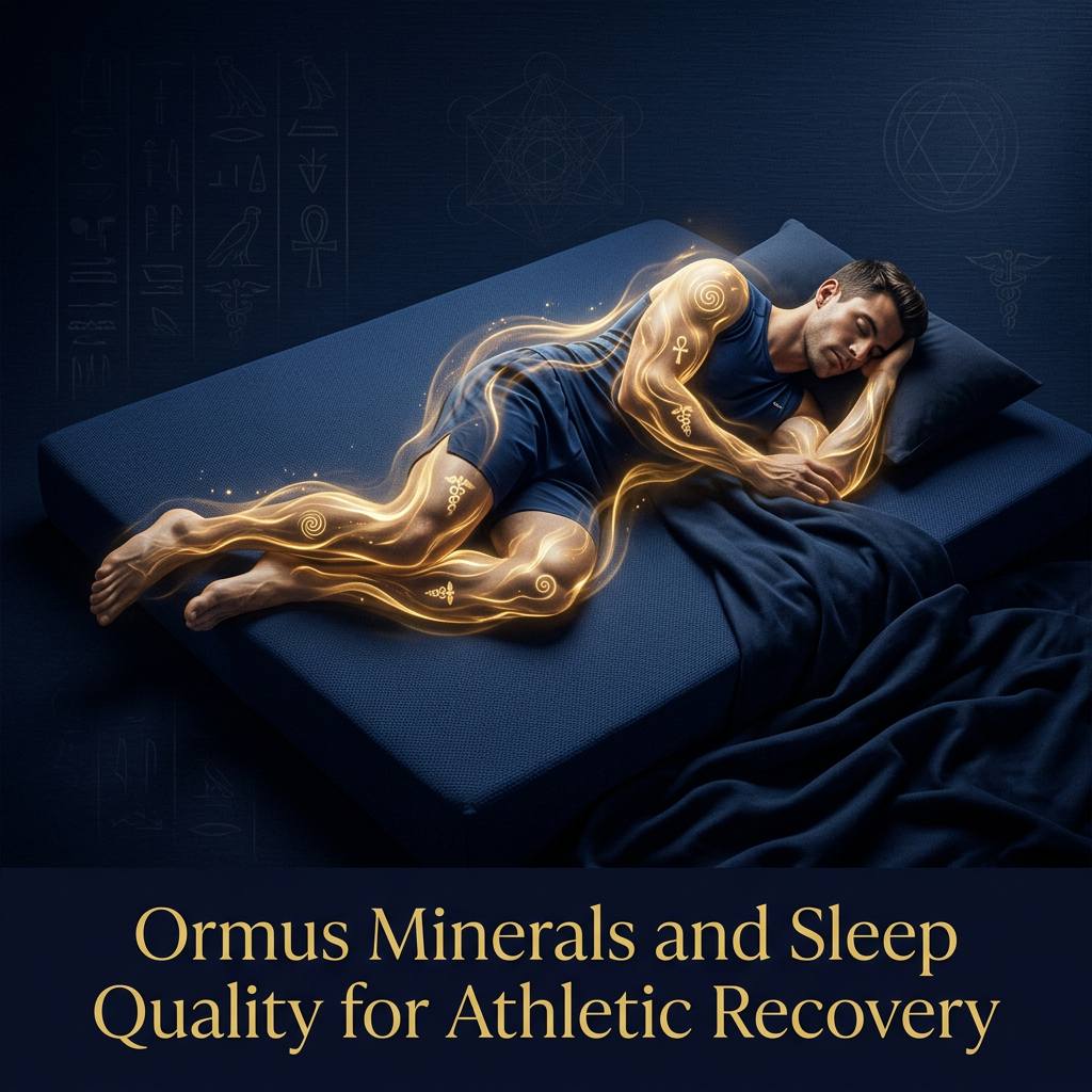 Ormus Minerals and Sleep Quality for Athletic Recovery - Ormus Minerals ocean trace mineral supplement