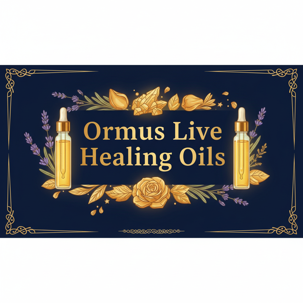 Ormus Live Healing Oils — essential oil infused ORMUS grapeseed oil blends