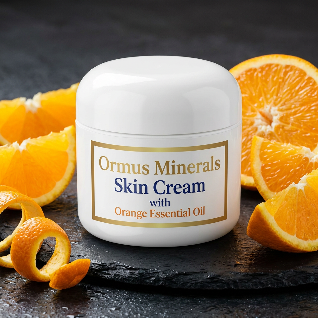 Ormus Minerals Skin Cream with Orange Essential Oil