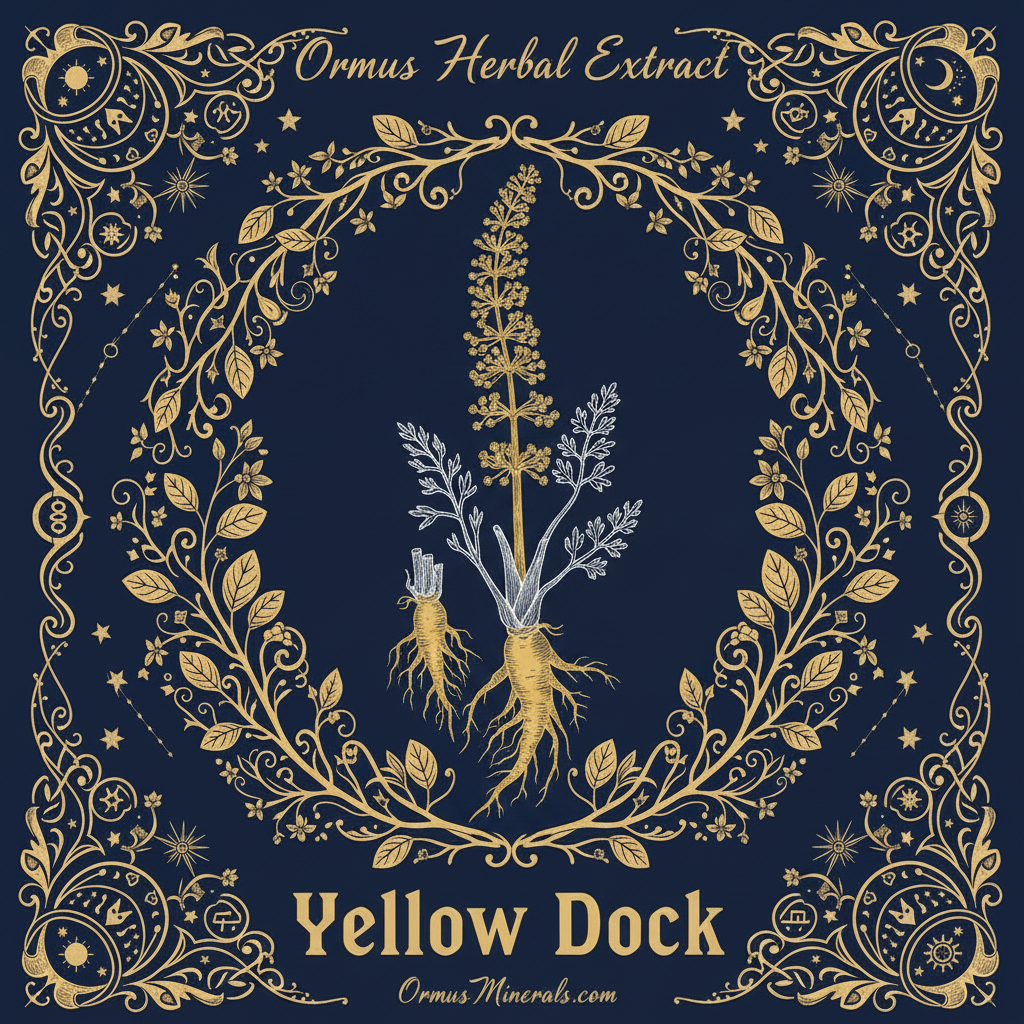 Ormus Minerals Yellow Dock Extract 8oz