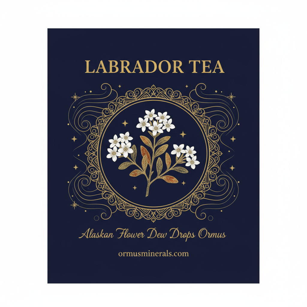 Labrador Tea Alaskan Dew Drops Ormus 8oz Extra Strength 1x | OrmusMinerals.com
