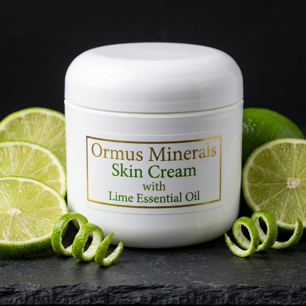 Ormus Minerals Skin Cream with Lime Essential Oil