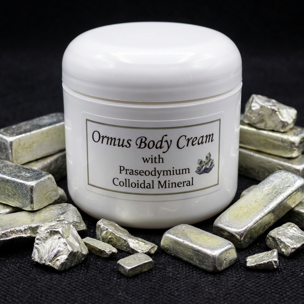 Ormus Body Cream with Praseodymium Colloidal Mineral