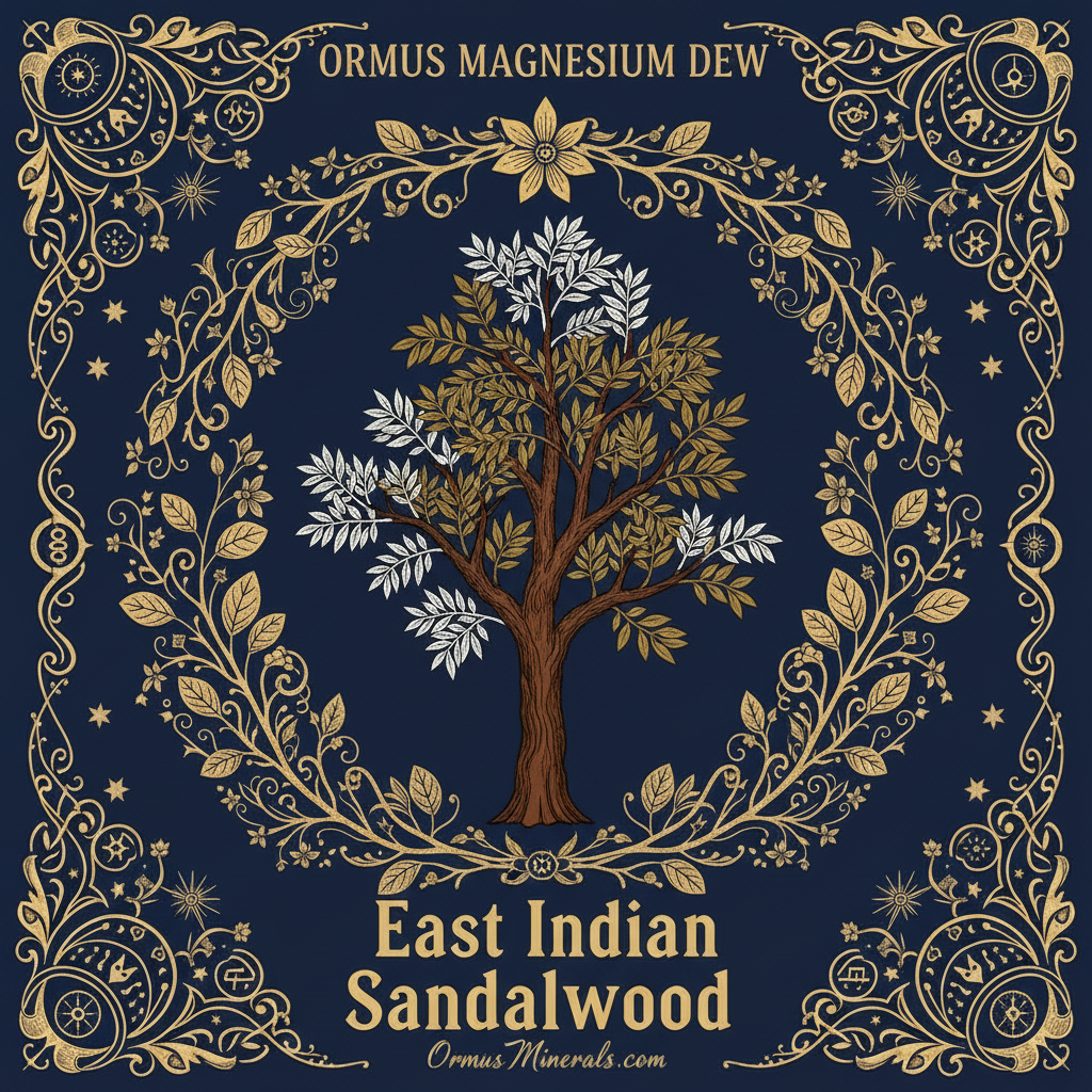 Ormus Minerals Magnesium Dew East Indian Sandalwood Essential Oil 4oz