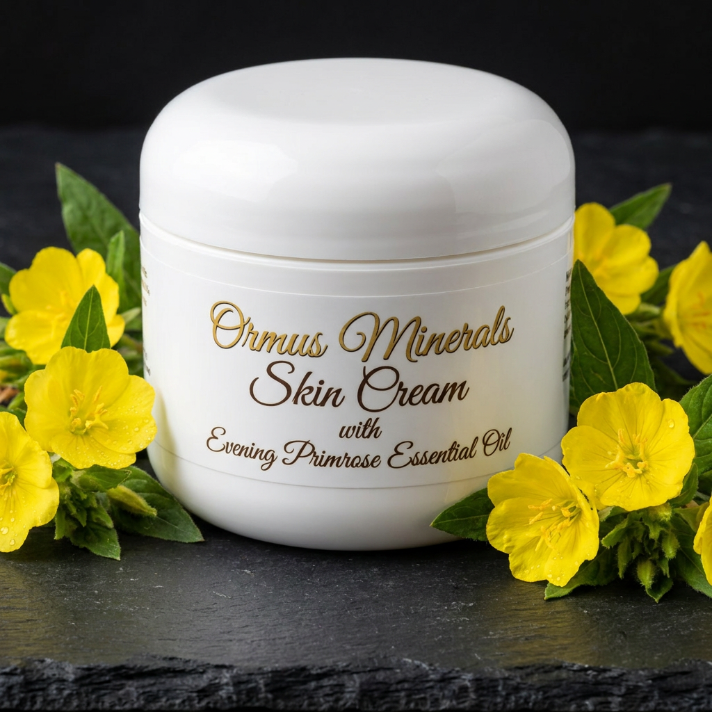 Ormus Minerals Skin Cream with Evening Primrose Essential Oil