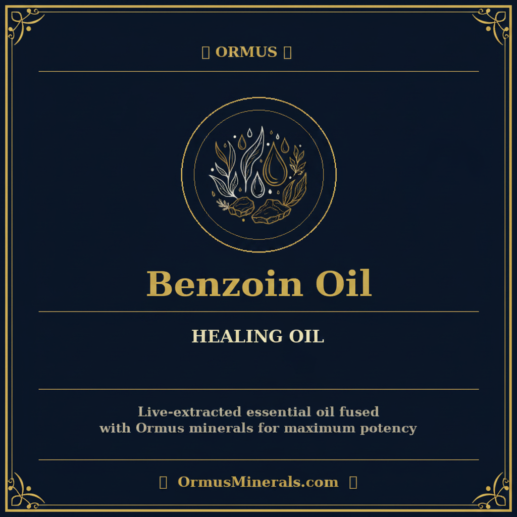 Ormus Live Healing Oil with Benzoin Oil