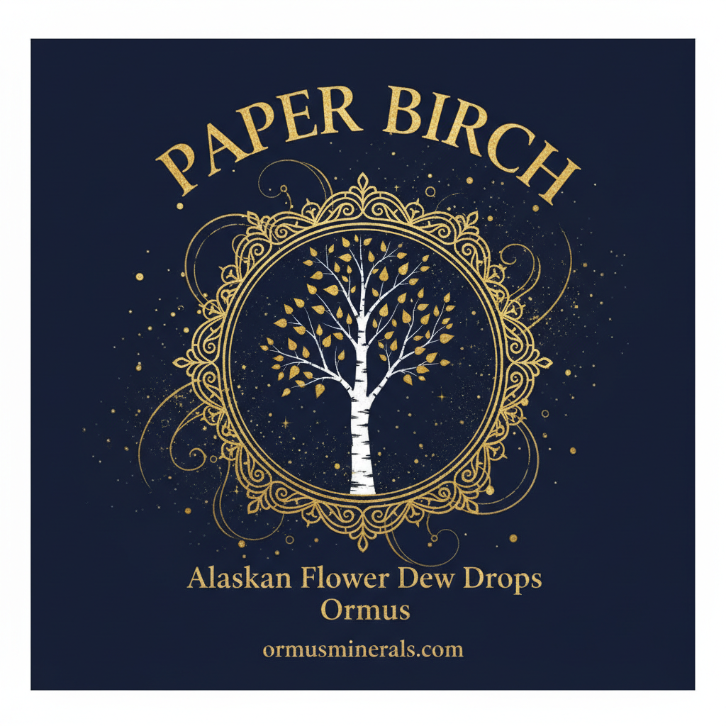 Paper Birch Alaskan Dew Drops Ormus 8oz Extra Strength 2x | OrmusMinerals.com
