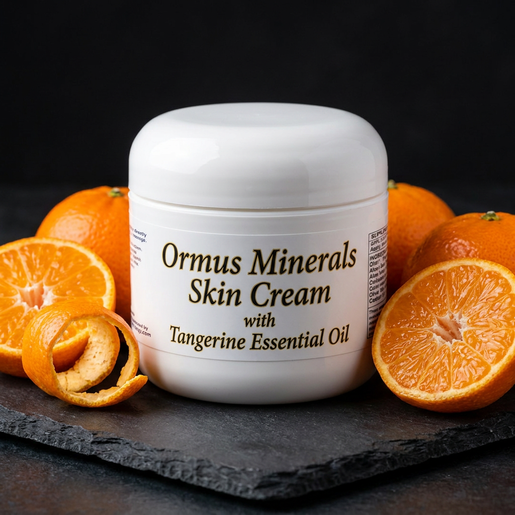 Ormus Minerals Skin Cream with Tangerine Essential Oil