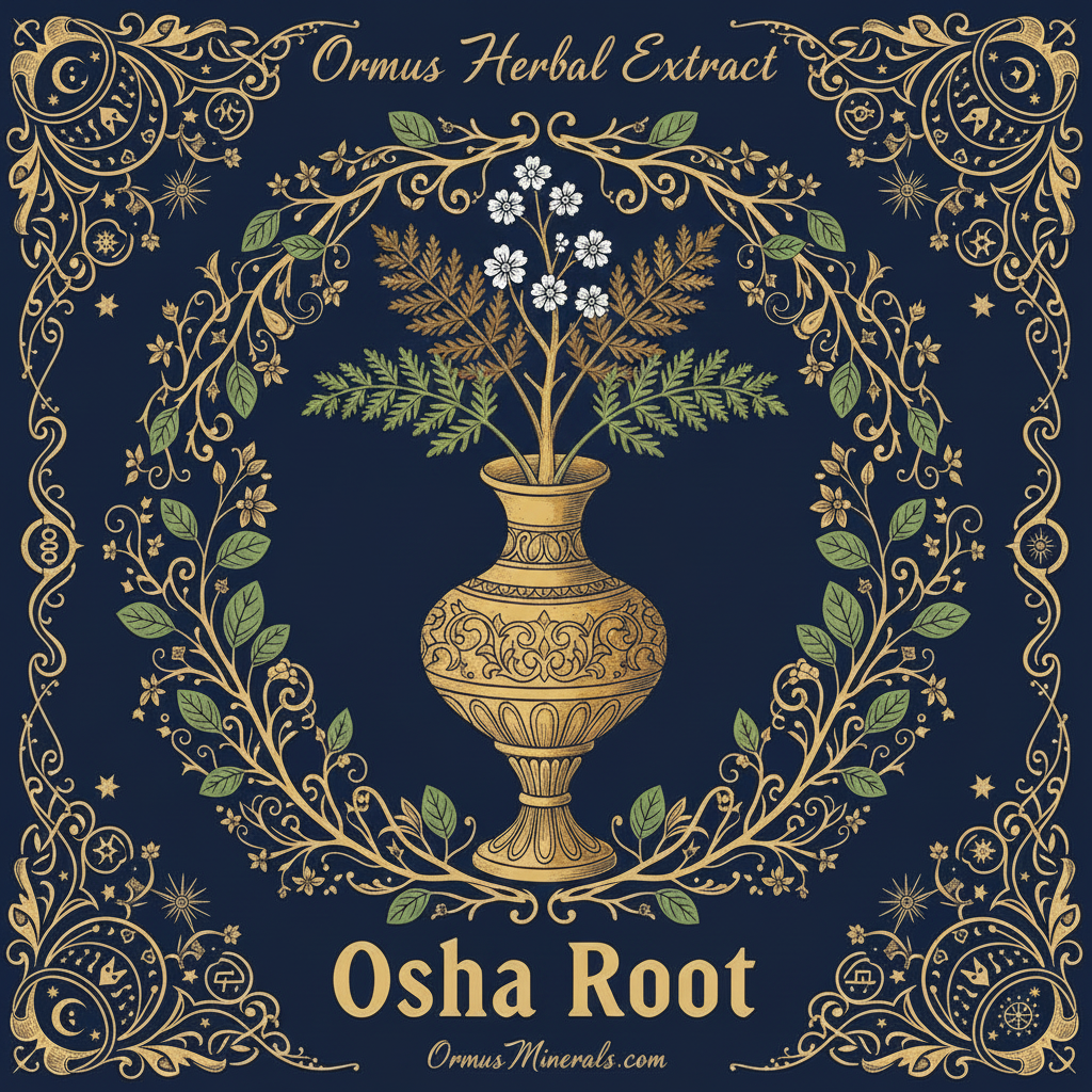 Ormus Minerals Osha Root Extract 8oz