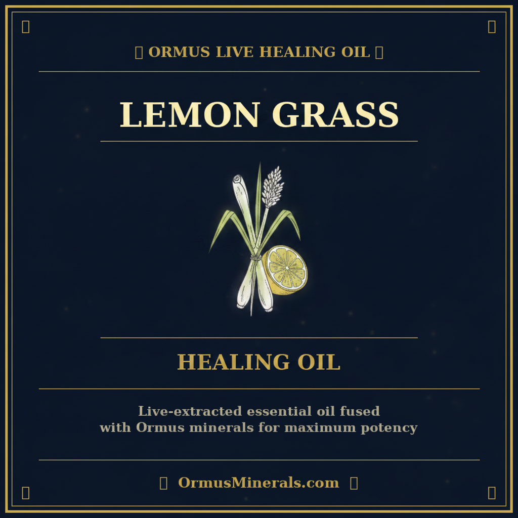 Ormus Live Healing Oil with Lemon Grass