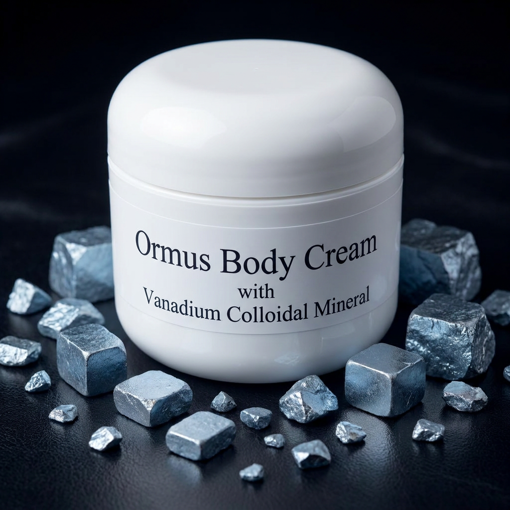 Ormus Body Cream with Vanadium Colloidal Mineral