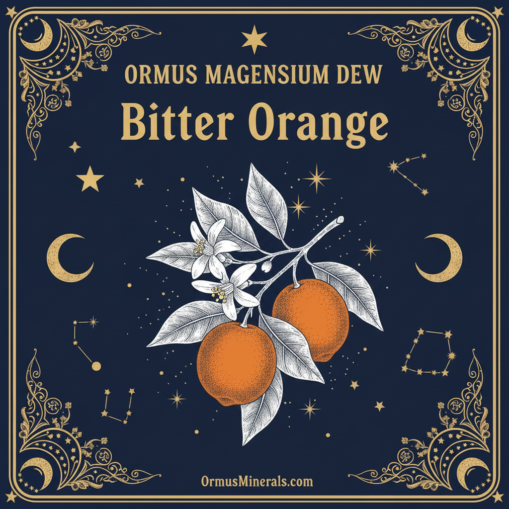 Ormus Minerals Magnesium Dew Orange Bitter Essential Oil 8oz