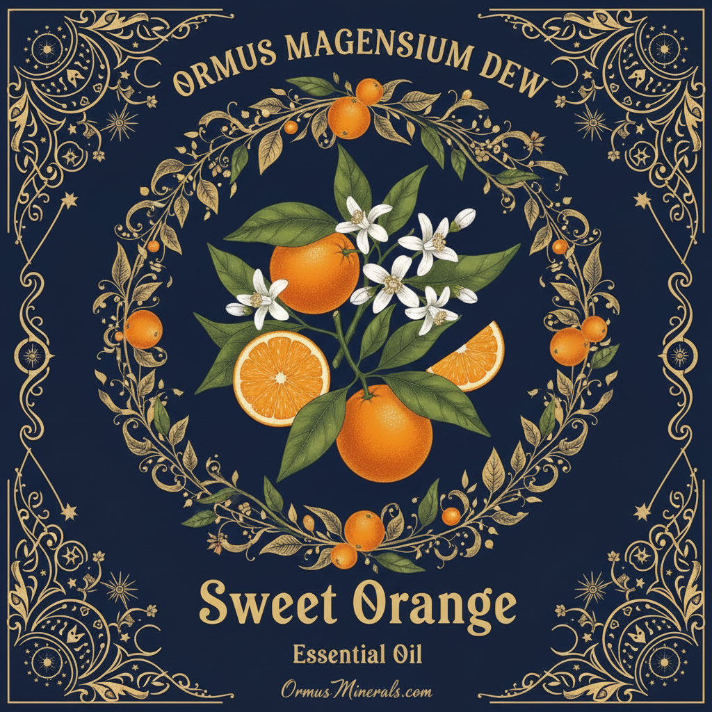 Ormus Minerals Magnesium Dew Sweet Orange Essential Oil 8oz