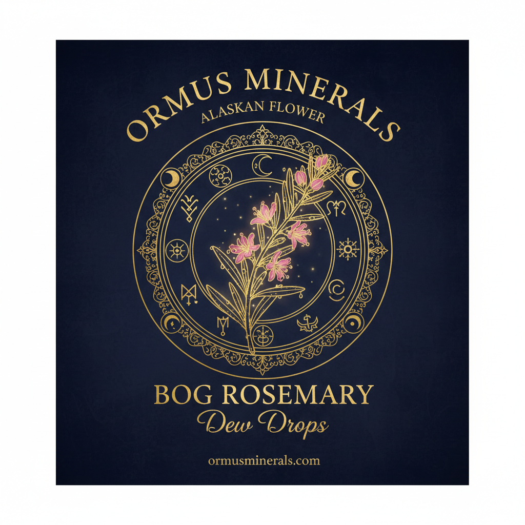 Ormus Minerals Alaskan Flower BOG ROSEMARY Dew Drops 8oz Extra Strength 2x