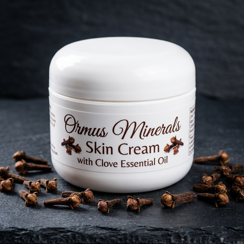 Ormus Minerals Skin Cream with Clove Essential Oil