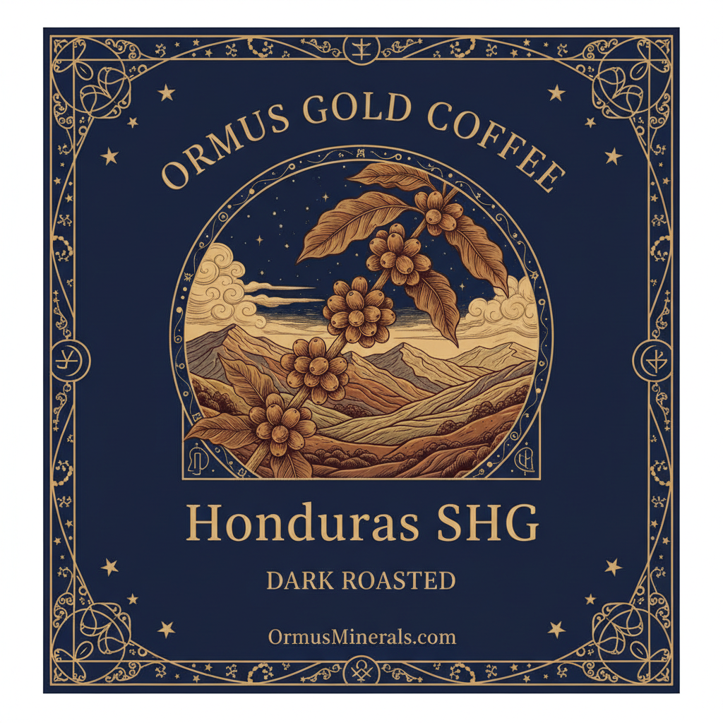 Ormus Gold Coffee Honduras SHG 5x Extra Strength