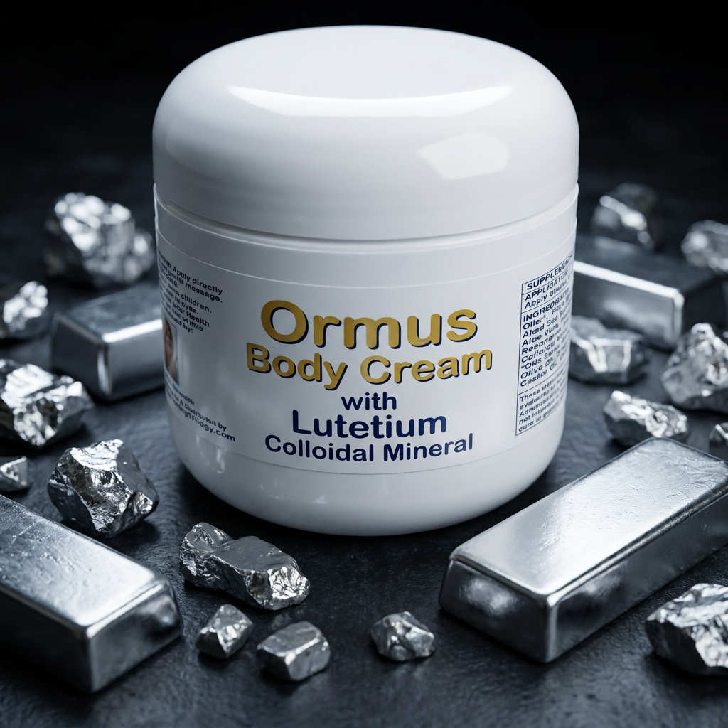 Ormus Body Cream with Lutetium Colloidal Mineral