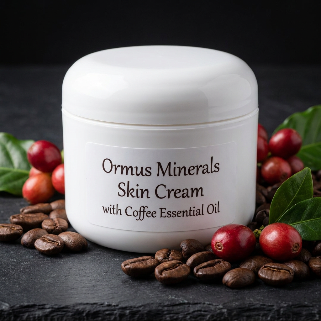 Ormus Minerals Skin Cream with Coffee Essential Oil