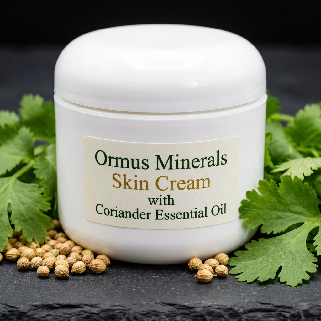 Ormus Minerals Skin Cream with Coriander Essential Oil