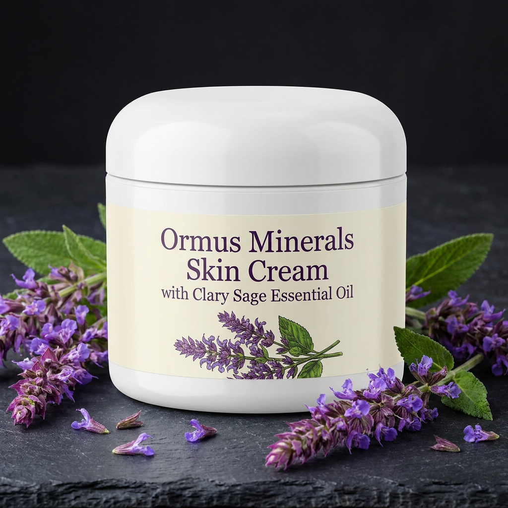Ormus Minerals Skin Cream with Clary Sage Essential Oil